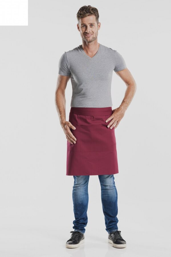 סינר מותן 3 כיסים צבע BURGUNDY בורדו