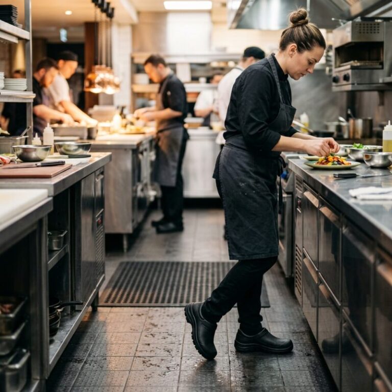 נעלי עבודה למטבח - נעלי עבודה למטבח - 5 טיפים לשמירה על הבטיחות והנוחות