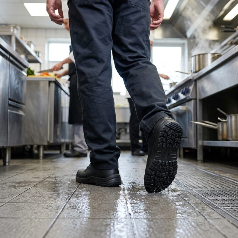 נעלי עבודה למטבח - המחשה לנעלי עבודה למטבח - 5 טיפים לשמירה על הבט...