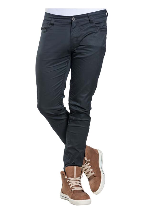 מכנס שף SKINNY שחור נמתח