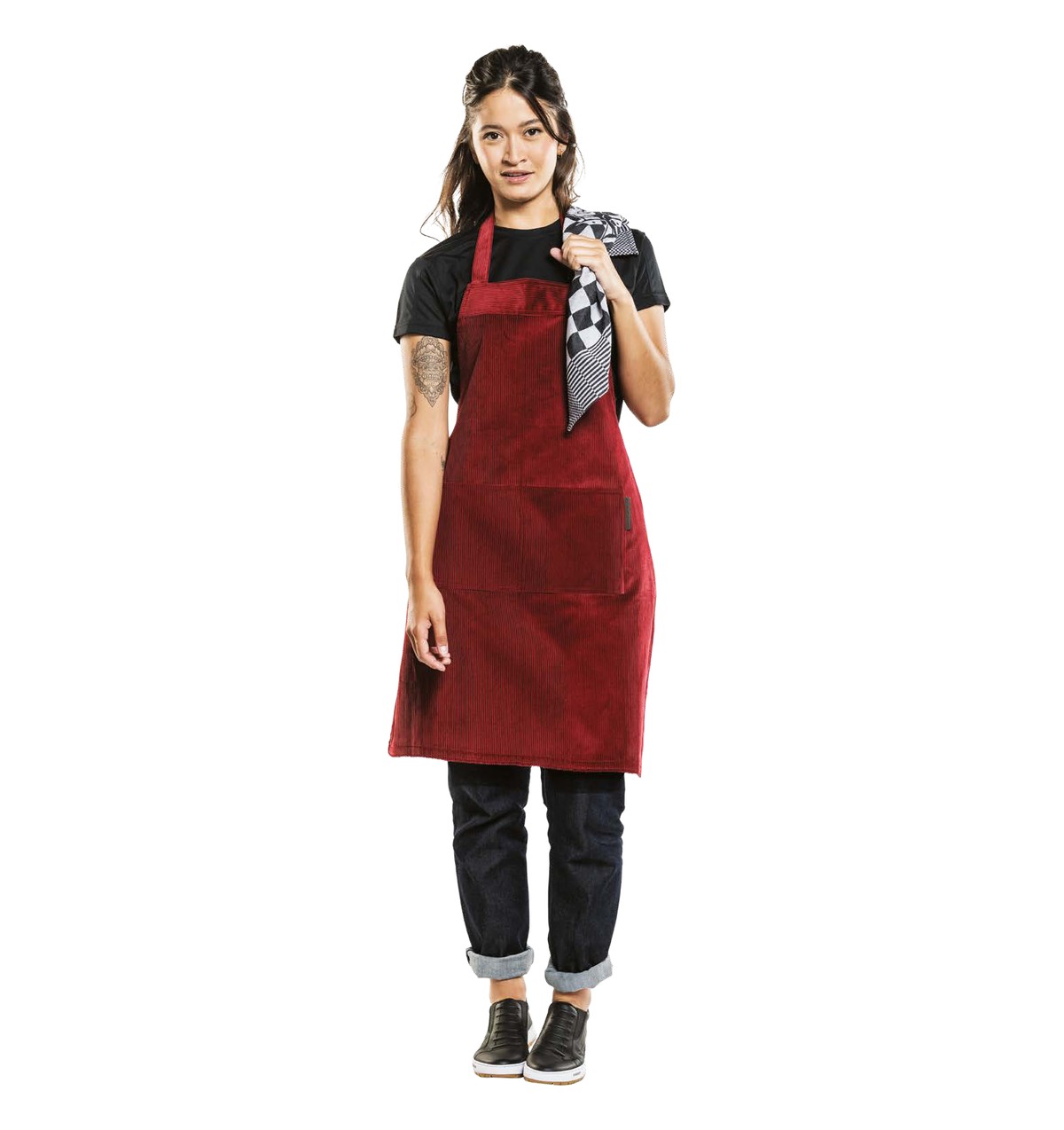 סינר צוואר VELVET קורדרוי